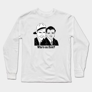 CLASSIC COMEDY HOLLYWOOD DUO Long Sleeve T-Shirt